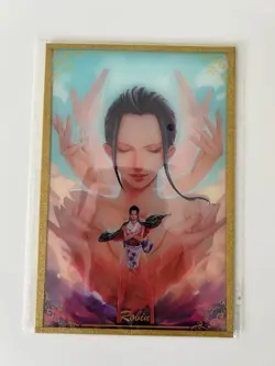 Nico Robin Mil Fluers Illustration One Piece A6 Art Board S2 - Image 1