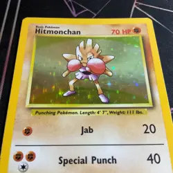 Hitmonchan 7/102 Holo Base Set - Pokemon Card - VLP 💎 - Image 1
