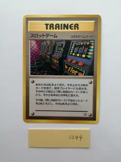 Slot Game Pokemon Trainer Card BANNED Artwork Neo Genesis TCG Japan Nintendo F/S - Image 3
