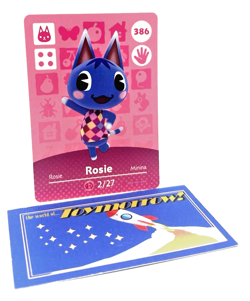 Animal Crossing Nintendo Amiibo - ROSIE #386 - Series 4 Authentic Card - Image 1