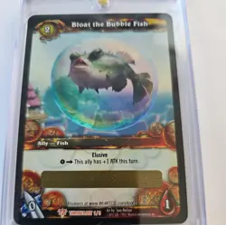 World of Warcraft TCG Bloat the Bubble Fish Unused Loot Card (Pet) - Image 1