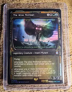 Mtg The Wise Mothman (Showcase) [Fallout] Foil Mint!! Never played!! - Image 1
