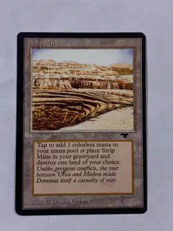 MTG Strip Mine Antiquties English Uneven Skyline - Image 1