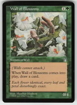 MTG Wall of Blossoms U Stronghold LP - Image 1