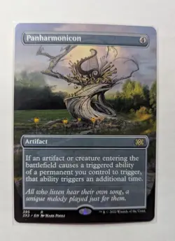1x PANHARMONICON BORDERLESS NM - 2X2 EDH Commander MTG X1 - Image 1