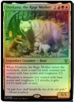 mtg magic Duskana, the Rage Mother FOIL ENGLISH Duskana, la Mere de la rage - Image 1