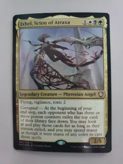 MTG Ixhel, Scion of Atraxa Commander: Phyrexia: All Will Be One Foil Mythic LP - Image 1