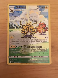 Carte Pokemon Elekable GG08/GG70 EB12.5 Epee & Bouclier Zenith Supreme FR NEUF - Image 1