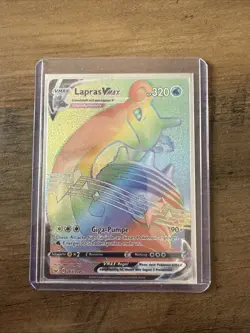 Pokemon Lapras VMAX Deutsch 203/202 Schwert & Schild Rainbow Near Mint - Image 1