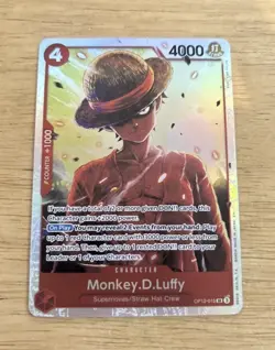 Monkey D. Luffy OP12-015 SR Legacy of the Master - ONE PIECE Card Game ENGLISH - Image 1