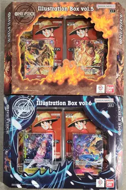 One Piece Illustration Box Vol 5 and Vol 6 Set Brand New Factory Sealed - Image 1