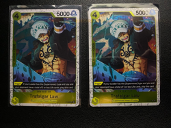 One Piece TCG The Best Vol. 2 PRB-02 - Trafalgar Law P-088 (Pirate Foil) x2 NM - Image 1