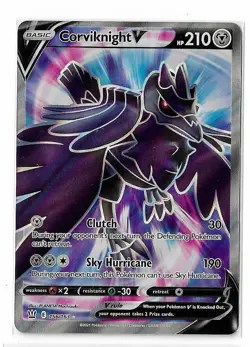 Corviknight V 156/163 Battle Styles Full Art FA Rare Holo Pokemon TCG Card NM - Image 1