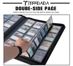 Premium Trading Card Binder,16 Pocket, Holds Up to 1600 Cards with Ringless 5... - Image 3