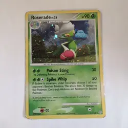 Roserade - 13/130 - Holo Rare - 2007 Diamond & Pearl Base Set - Pokemon Card MP - Image 1