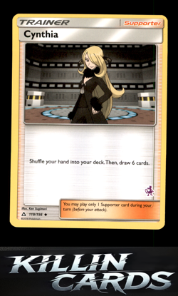 Cynthia - 119/156 (Mewtwo Stamped) 119/156 Pokemon Promo Battle Academy Card LP - Image 1