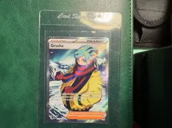 Pokemon Full Art Error (Crimped Card ) Grusha 253/193 Sv02: Paldea Evolved Holo - Image 1