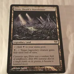 Shizo, Death's Storehouse - Light Play MTG Champions of Kamigawa - Image 1