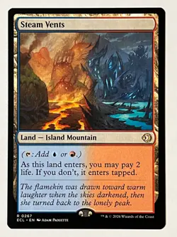 Steam Vents Lorwyn Eclipsed Non-Foil MTG NM - Image 1