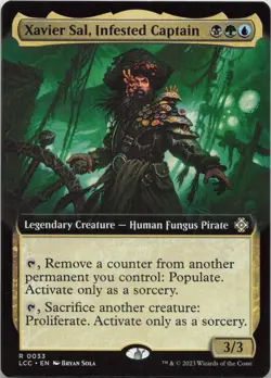 Xavier Sal, Infested Captain Extended Art Commander: The Lost Caverns of Ixalan - Image 1