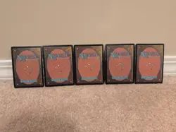 MTG - Chocobo Track Lands - Foil - Set of 5 (one of each basic) - NM 478-482 - Image 2