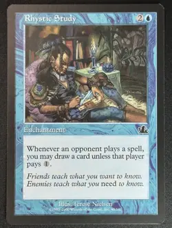 Rhystic Study Prophecy Regular Near Mint Or Better, MTG - Image 1