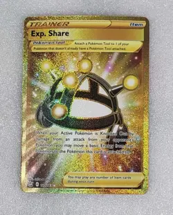 Exp. Share 180/163 NM/M Swsh05 Battle Styles Gold Secret Pokemon TCG - Image 1