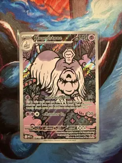 Houndstone Mega Evolution Holo Card 145/132 ME01 Pokemon NM Condition - Image 1