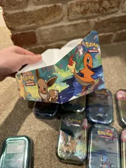 Pokemon Kanto Friends Mini Tins : Display Box With 10 Mini Tins - Tins Sealed - Image 4