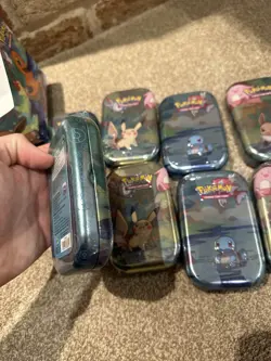 Pokemon Kanto Friends Mini Tins : Display Box With 10 Mini Tins - Tins Sealed - Image 5