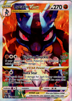 Lucario VSTAR - SWSH291 - Pokemon Sword & Shield Promo Ultra Rare Card NM - Image 1
