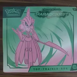Pokemon Karmesine & Purple Paradoxrift Top Trainer Box Iron Warrior - GERMAN - Image 1