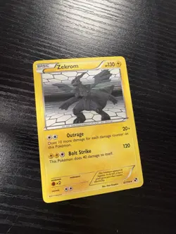2011 Pokemon ZEKROM BW005 Holo Black Star Promo NM - Image 1