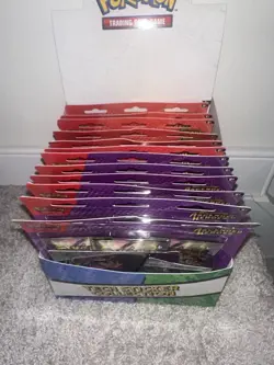 Pokemon Ascended Heroes Tech Sticker Collection 6x6 Set Of 12 Full Box In Hand - Image 3