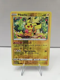 Pokemon Pikachu 052/196 Reverse Holos Lost Origin - LP - Image 1