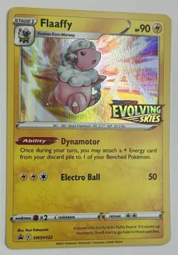 Pokemon TCG - Flaaffy - SWSH122 - Evolving Skies Stamped - Prerelease Promo - Image 2