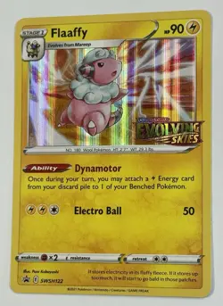 Pokemon TCG - Flaaffy - SWSH122 - Evolving Skies Stamped - Prerelease Promo - Image 3