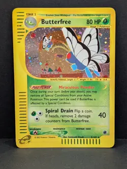 Butterfree 005/165 Expedition Base Set Holo Ultra Rare Pokemon TCG Nintendo LP+ - Image 1