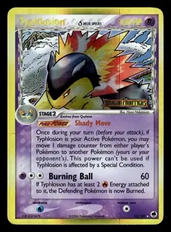 Typhlosion - 12/101 - Ex Dragon Frontiers Holo Rare Pokemon Card -- - Image 1