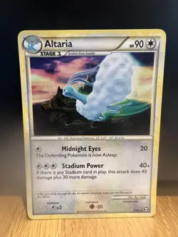 Altaria HGSS Triumphant 2/102 Excellent Rare Holo Pokemon Card 2010 - Image 1