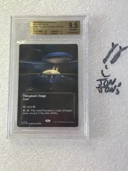 BGS 9.5 GEM Thespian's Stage #0089 Borderless Edge of Eternities: Stellar Sights - Image 1