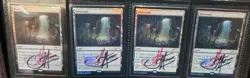MTG 4 X MUTAVAULT SHADOW SIGNED BY ARTIST Grand Prix Promo - Image 1