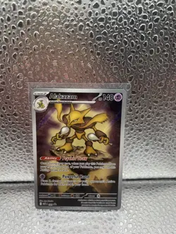 Pokemon TCG Alakazam 009 Promo Card Mega Evolutions ETB - Image 1
