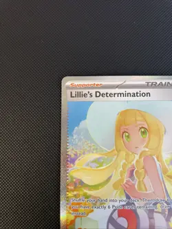 Lillie’s Determination 184/132 Special Illustration Rare Pokemon Mega Evolution - Image 5