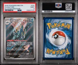 Pokemon TCG Card Clawitzer Mega Evolution 141/132 Illustration Rare - Image 3