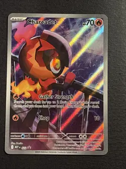 Charcadet 022 Pokemon TCG Black Star Promo Full Art Foil Card Near Mint NM - Image 1