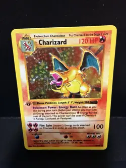 Pokemon 1. Edition Charizard / Fan Made/ Custom Art Card / Not Original. - Image 1