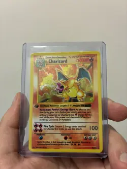 Pokemon 1. Edition Charizard / Fan Made/ Custom Art Card / Not Original. - Image 4