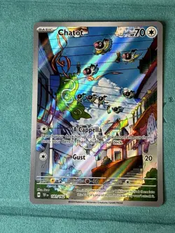 Chatot 181/162 Temporal Forces Illustration Rare Holo NM Pokemon Card - Image 1