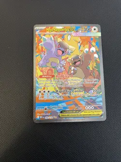 Mega Kangaskhan EX 182/132 Mega Evolution Special Illustration Rare Pokemon NM - Image 1